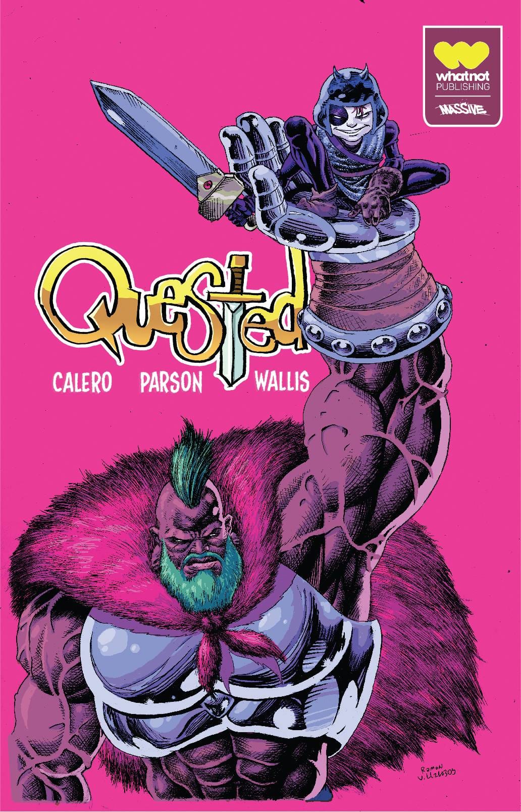 Whatnot Publishing Comic Books QUESTED #1 CVR G VILLALOBOS 72355236053700171 OCT222038