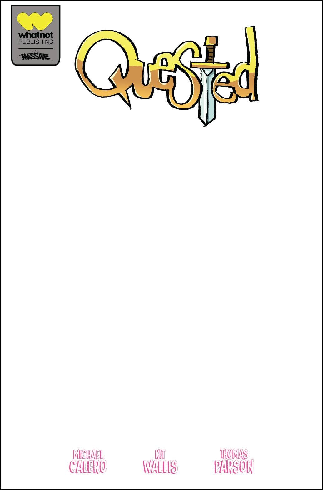 Whatnot Publishing Comic Books QUESTED #1 CVR H BLANK SKETCH CVR 72355236053700181 OCT222039