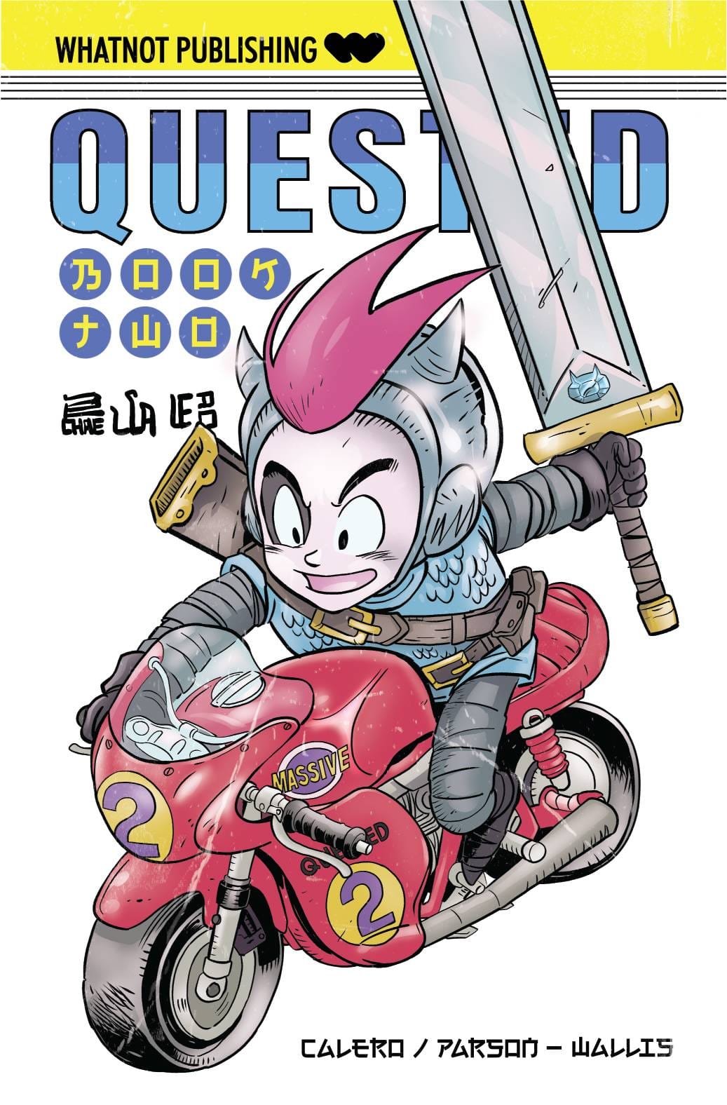 Whatnot Publishing Comic Books QUESTED #2 CVR D CALERO AKIRA HOMAGE 72355236053700241 NOV221944