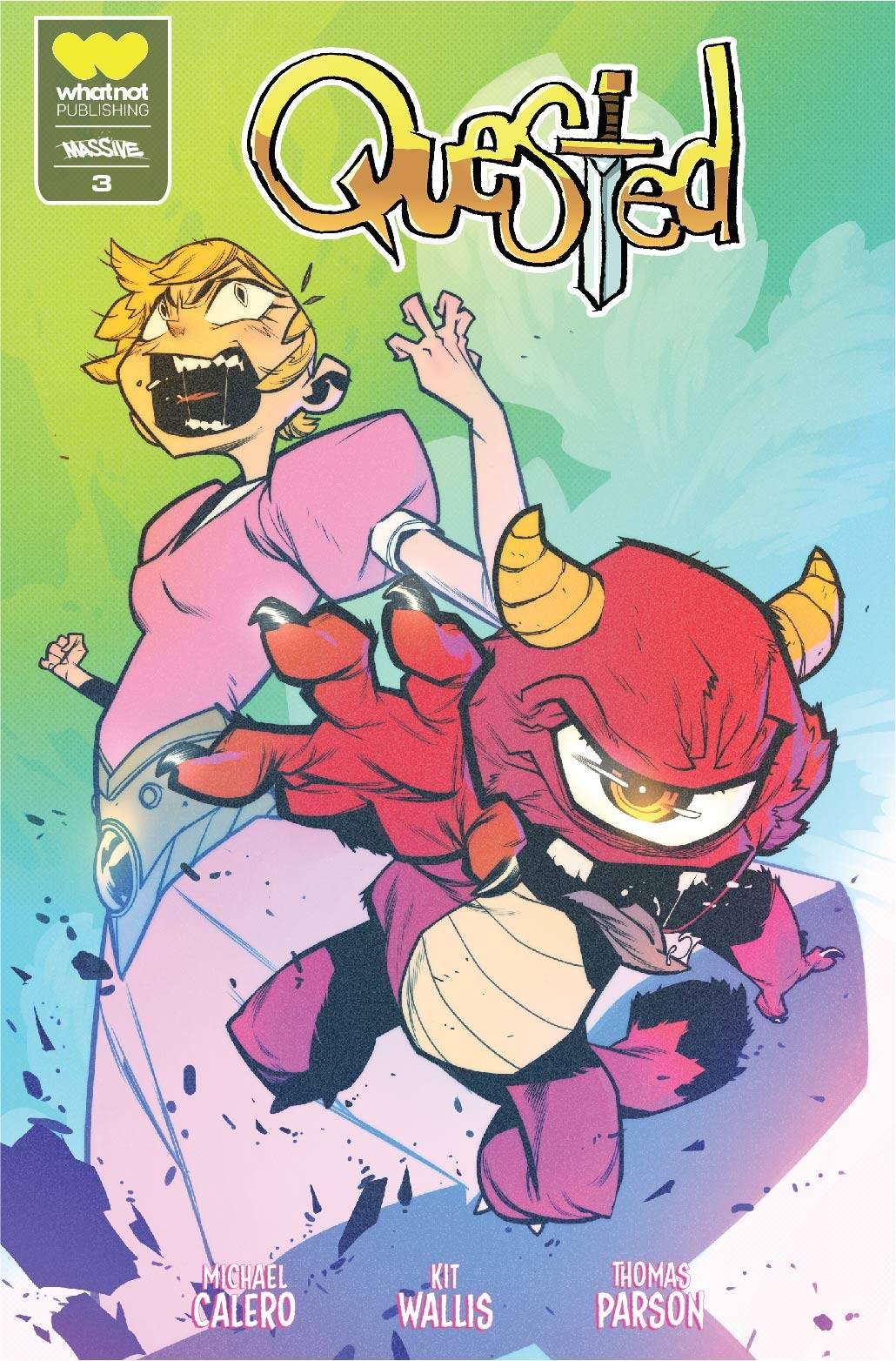 Whatnot Publishing Comic Books QUESTED #3 CVR A JACINTO 72355236053700311 DEC221761