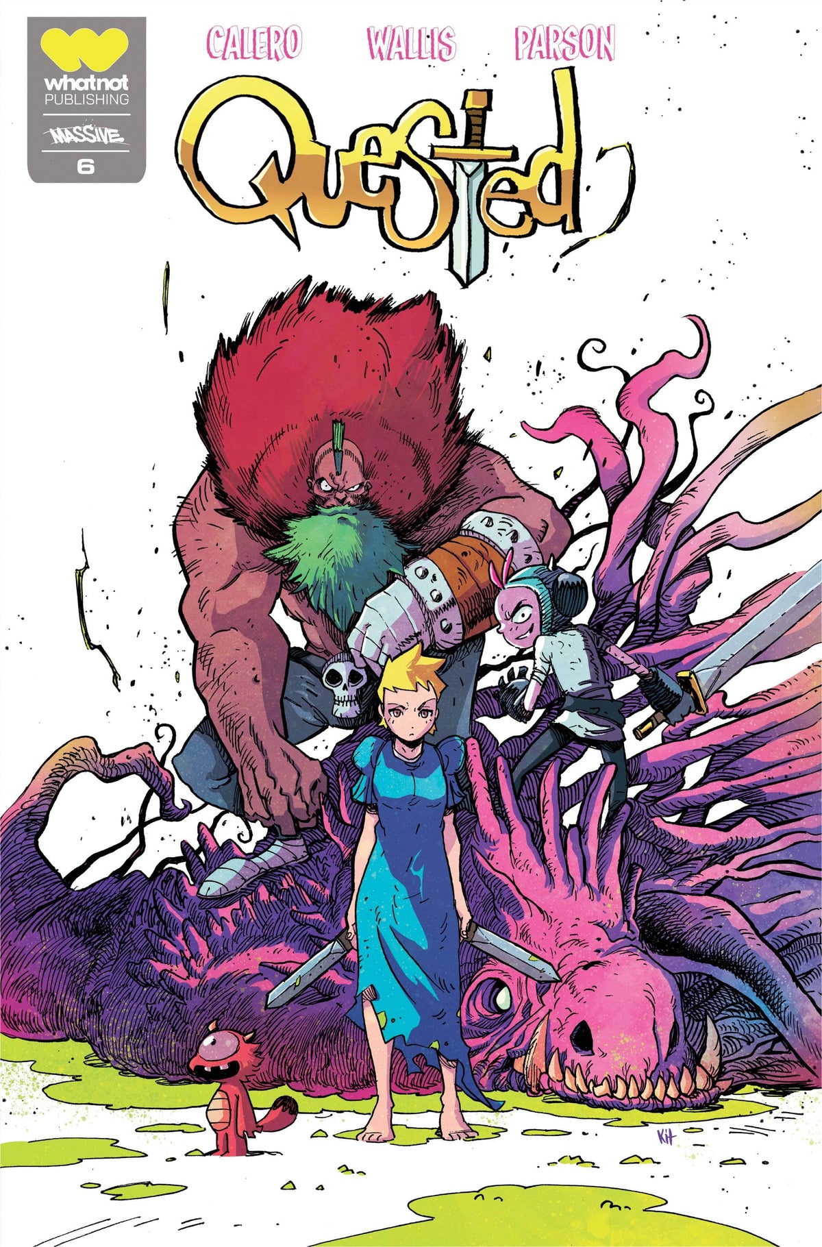 Whatnot Publishing Comic Books QUESTED #6 CVR B WALLIS 72355236053700621 MAR232018
