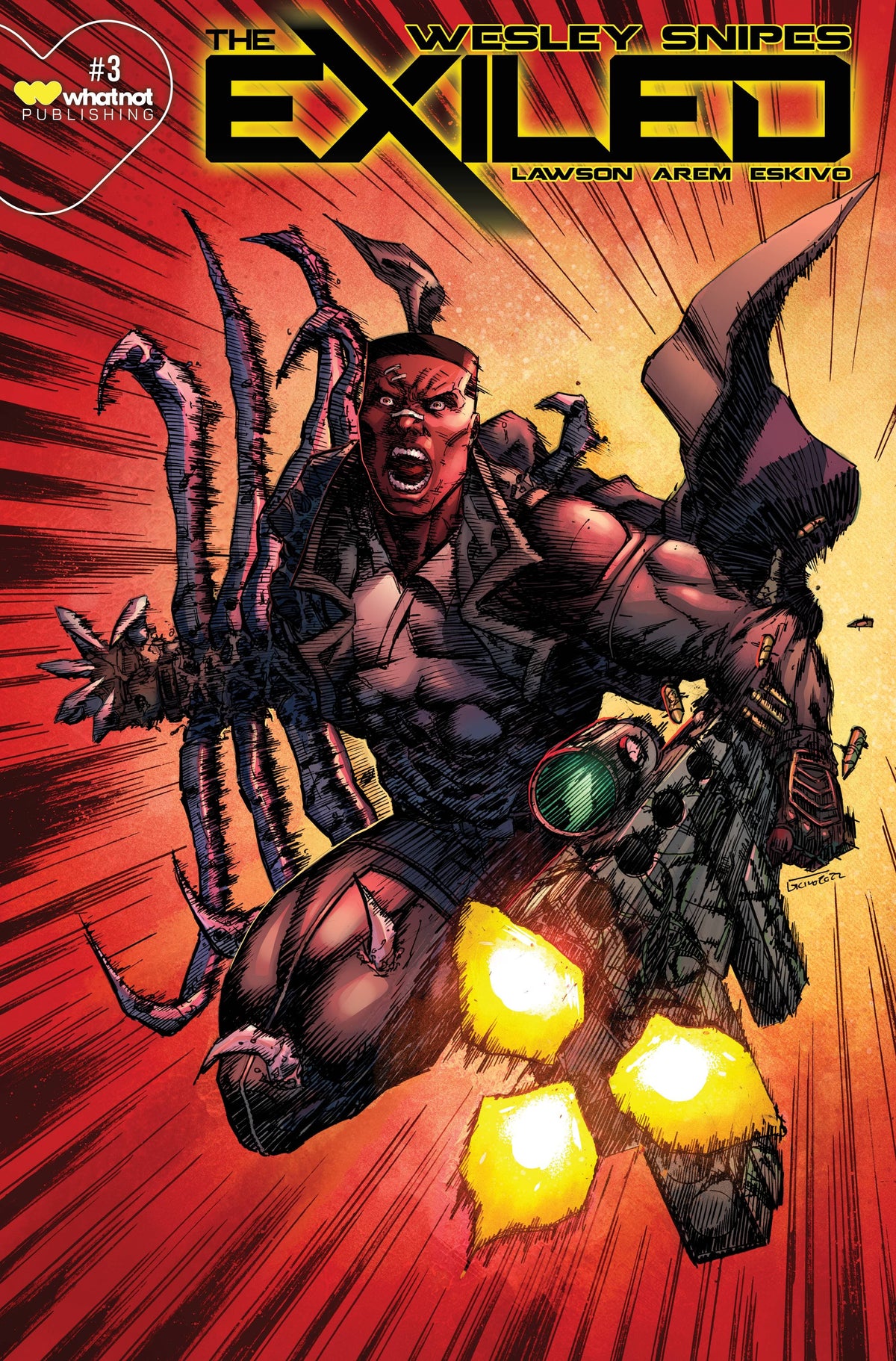 Whatnot Publishing Comic Books THE EXILED #3 (OF 6) CVR B ESKIVO (MR) 72355236055100321 JAN231978