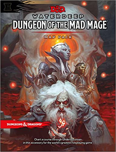 Wizards of the Coast Books Dungeons & Dragons Waterdeep: Dungeon of the Mad Mage Map Pack 9780786966653