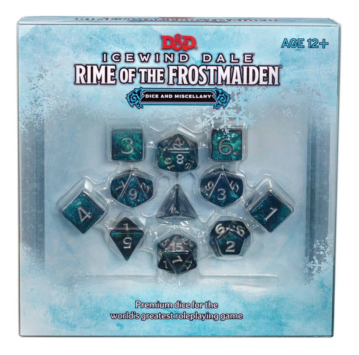 Wizards of the Coast Tabletop Games > Role-Playing Games Dungeons & Dragons: Icewind Dale - Rime of the Frostmaiden Dice Set 9780786967148 WOC C87150000