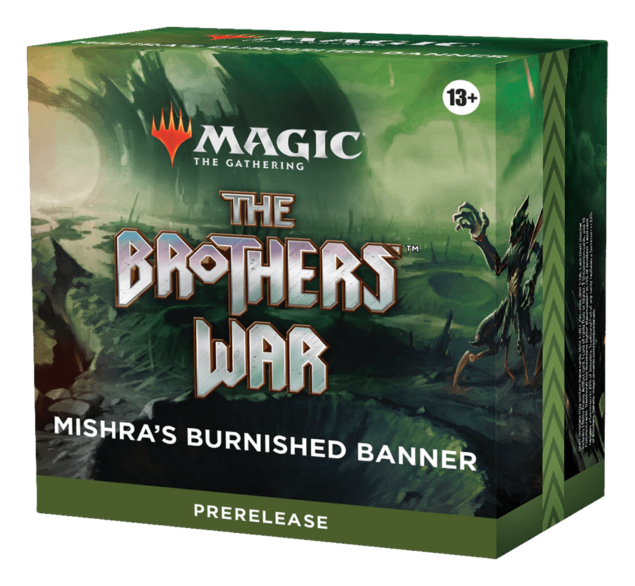 Wizards of the Coast Trading Card Games > Magic The Gathering MTG: Brothers War - Prerelease Pack, Mishra's Burnished Banner 195166150604 WOC D03070000