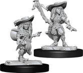 WizKids (Neca) Miniatures > WizKids Deep Cuts: Unpainted - Female Gnome Bard 634482903278 WZK 90327