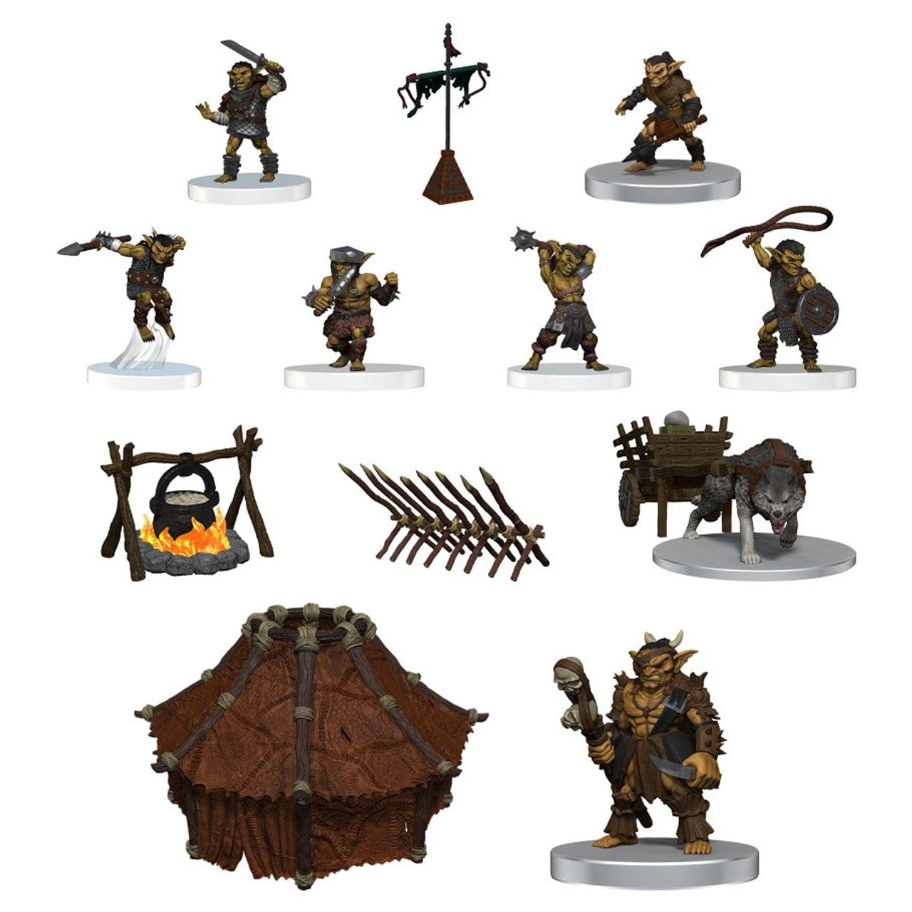 WizKids (Neca) Miniatures > WizKids Dungeons & Dragons: Icons of the Realms Adventure in a Box - Goblin Camp 634482961964 WZK 96196