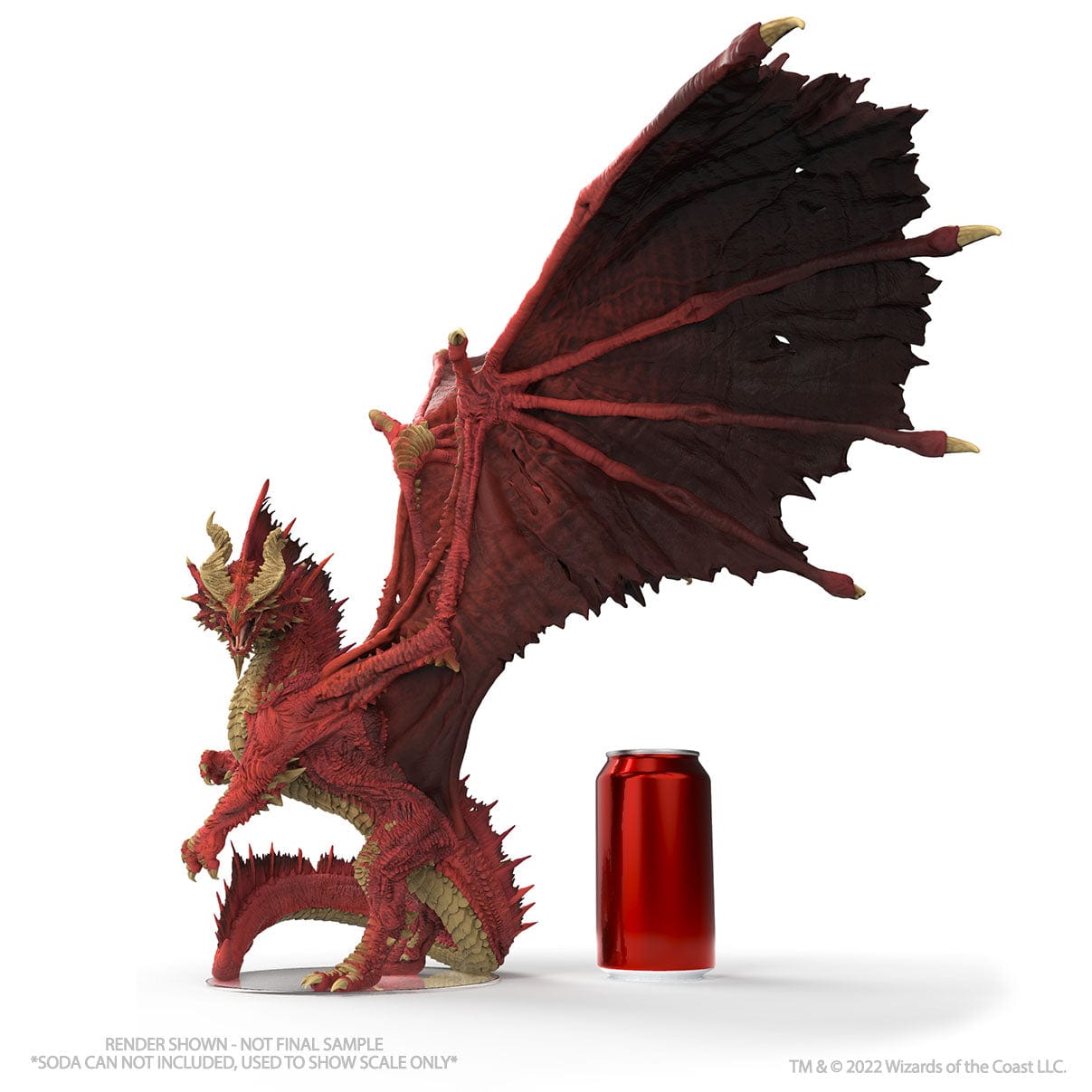 WizKids (Neca) Miniatures > WizKids Dungeons & Dragons: Icons of the Realms Balagos, Ancient Red Dragon 634482961216 WZK 96121