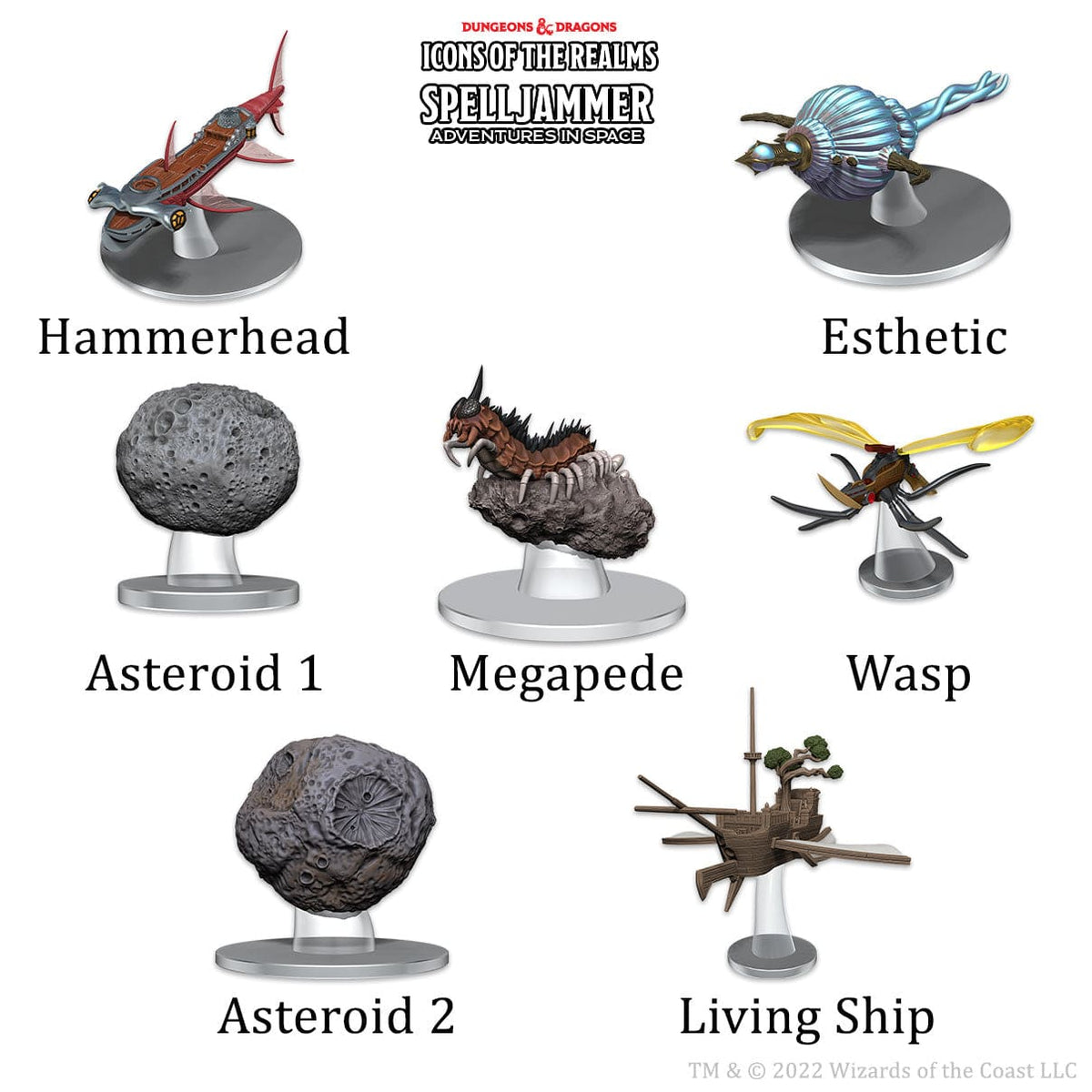 Icons of the Realms: Spelljammer - Asteroid Encounters (Ship Scale) - Third Eye
