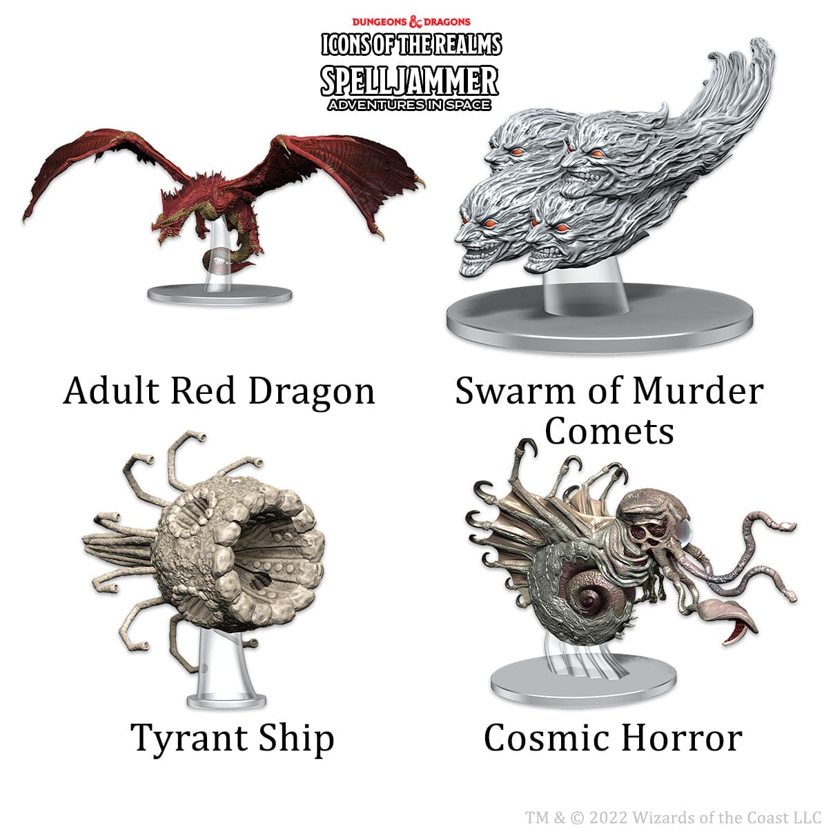 WizKids (Neca) Miniatures > WizKids Icons of the Realms: Threats from the Cosmos (Ship Scale) 634482961780 WZK 96178