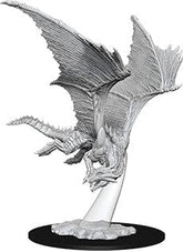 WizKids (Neca) Miniatures > WizKids Nolzur's: Unpainted - Young Bronze Dragon 634482737101 WZK 73710