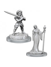 WizKids (Neca) Miniatures > WizKids Wizkids: Critical Role Unpainted - Human Wizard Female & Halfling Holy Warrior Female 634482905500 WZK 90550