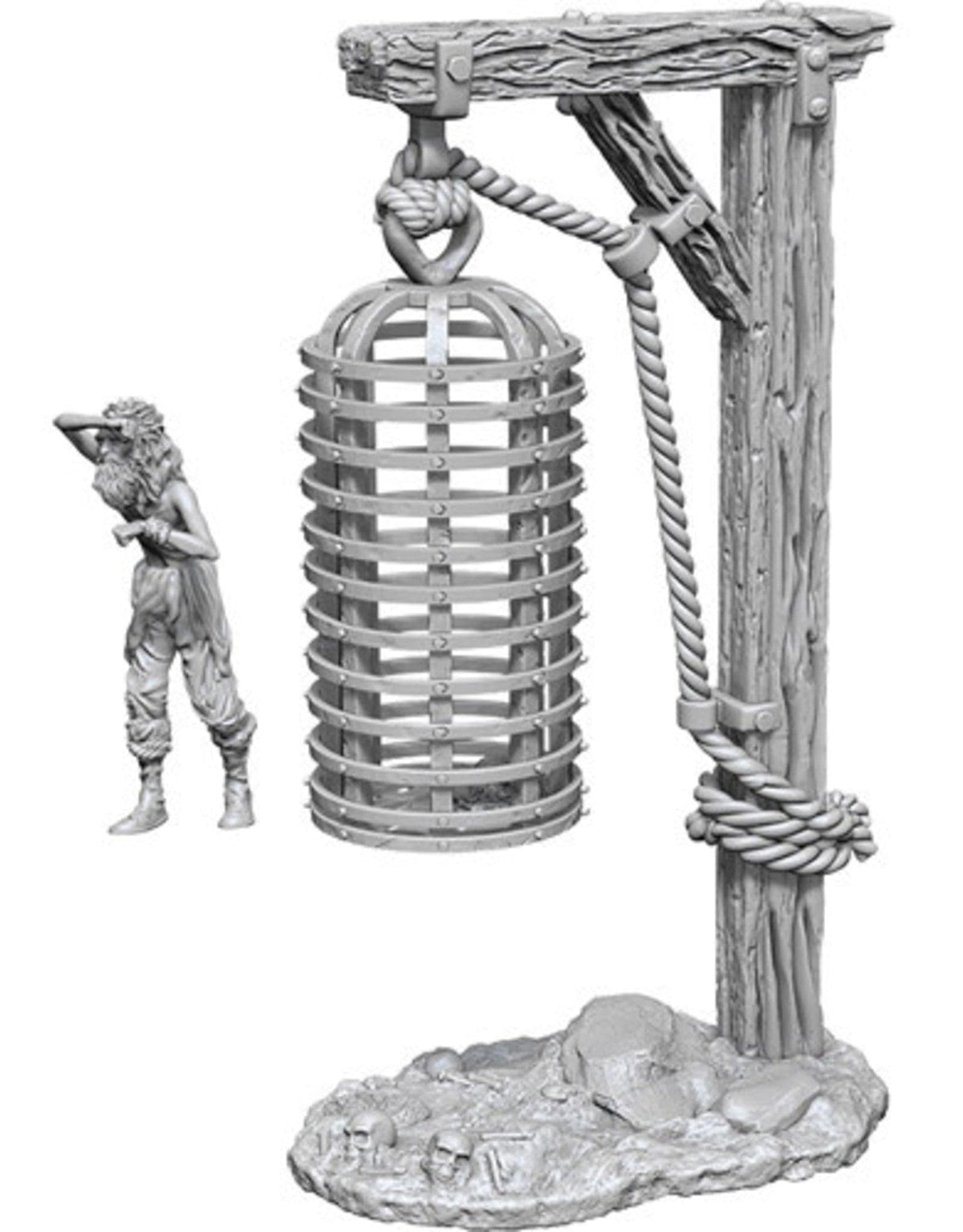 WizKids (Neca) Miniatures > WizKids WizKids Deep Cuts: Unpainted Miniatures - Hanging Cage 634482738740