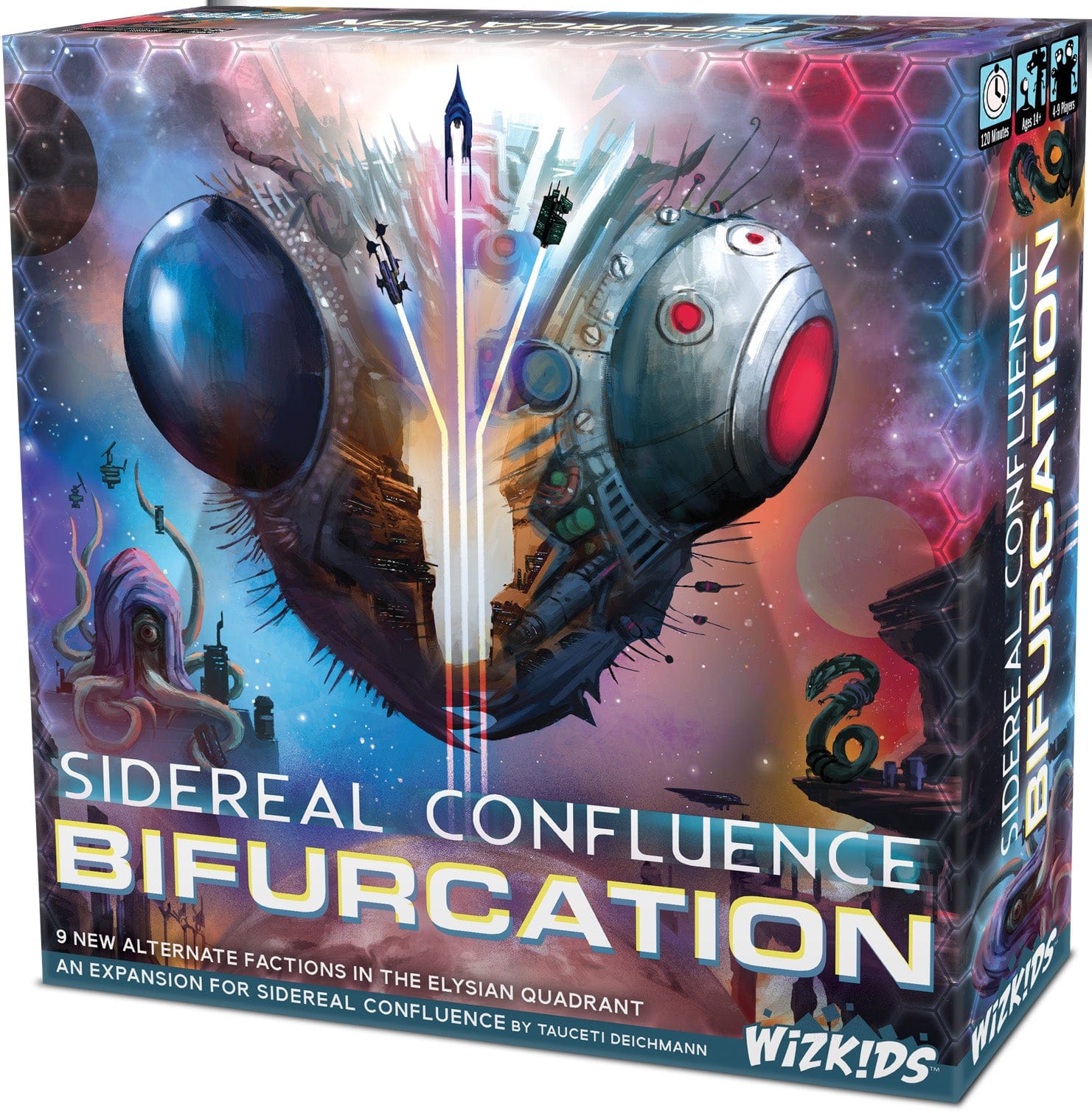 WizKids (Neca) Board Games > Large Box Games > Expansions Sidereal Confluence: Bifurcation Expansion 634482730782 WZK 73078