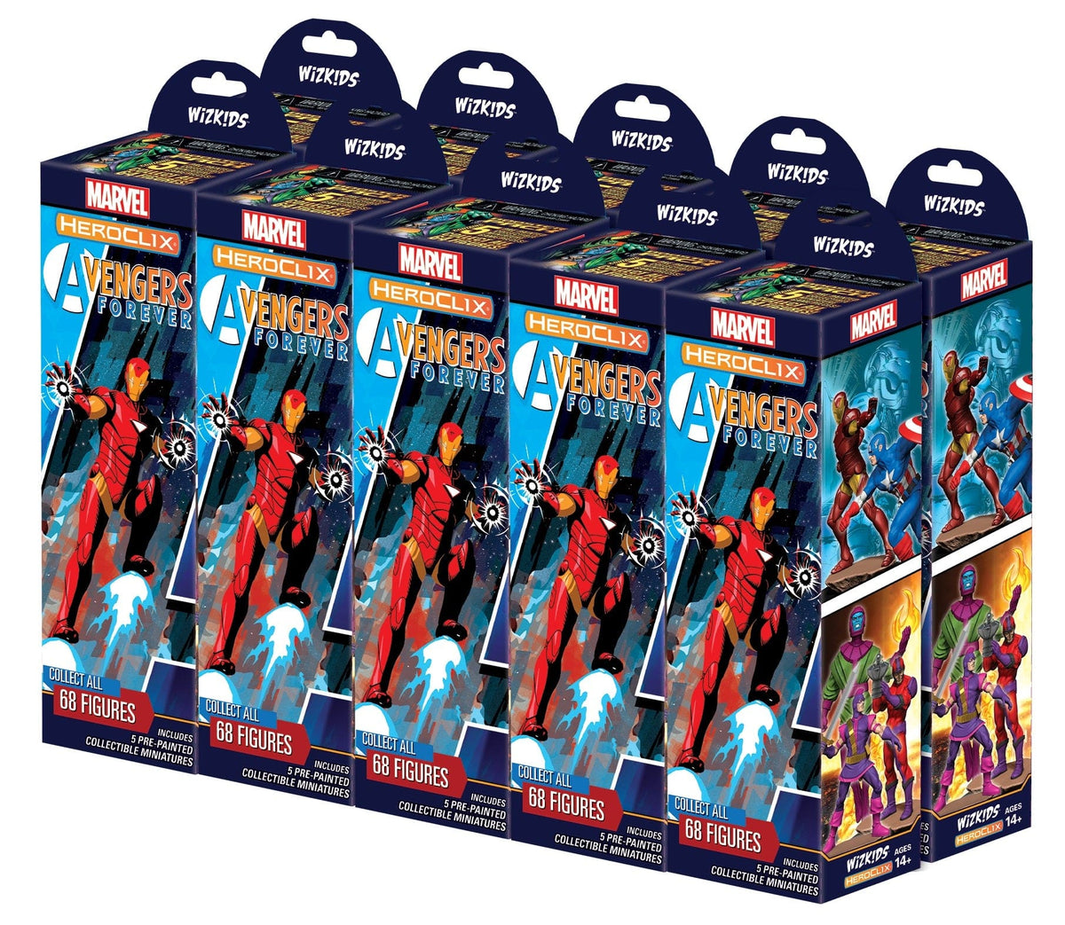 WizKids (Neca) Tabletop Games > Miniature Games HeroClix: Avengers Forever - Booster Brick 634482848555 WZK 84855