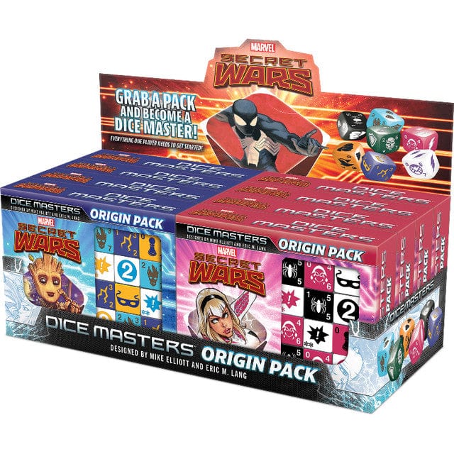 WizKids (Neca) Board Games > Small Box Games Dice Masters: Marvel Secret Wars - Origin Display 634482784099 WZK 78409