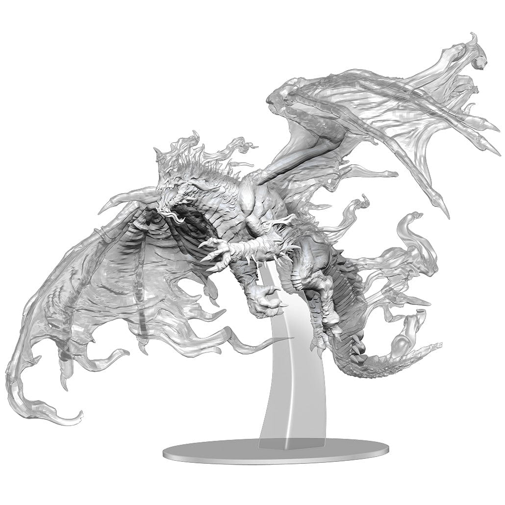 Nolzur's Marvelous Unpainted Miniatures: Adult Blue Shadow Dragon - Third Eye