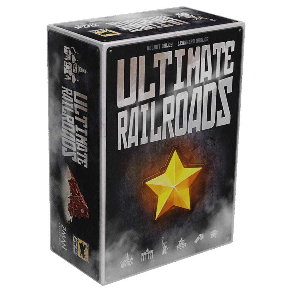 Z-Man Games Board Games > Large Box Games Ultimate Railroads 841333116200 ZH008