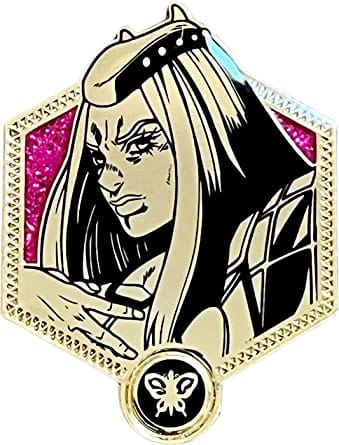 Zen Monkey Miscellaneous > Pins & Buttons Zen Monkey: Enamel Pin - JoJo, Stone Ocean Anastasia 736684294809