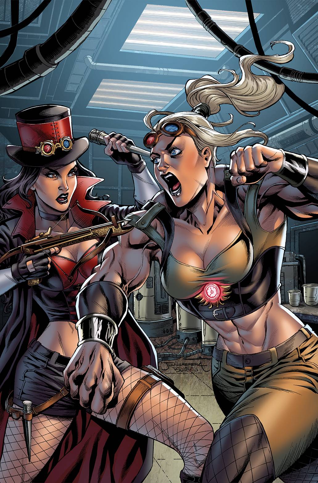 Zenescope Comic Books VAN HELSING HORROR BENEATH CVR B JULIUS ABRERA 79388865555300121 MAY232186