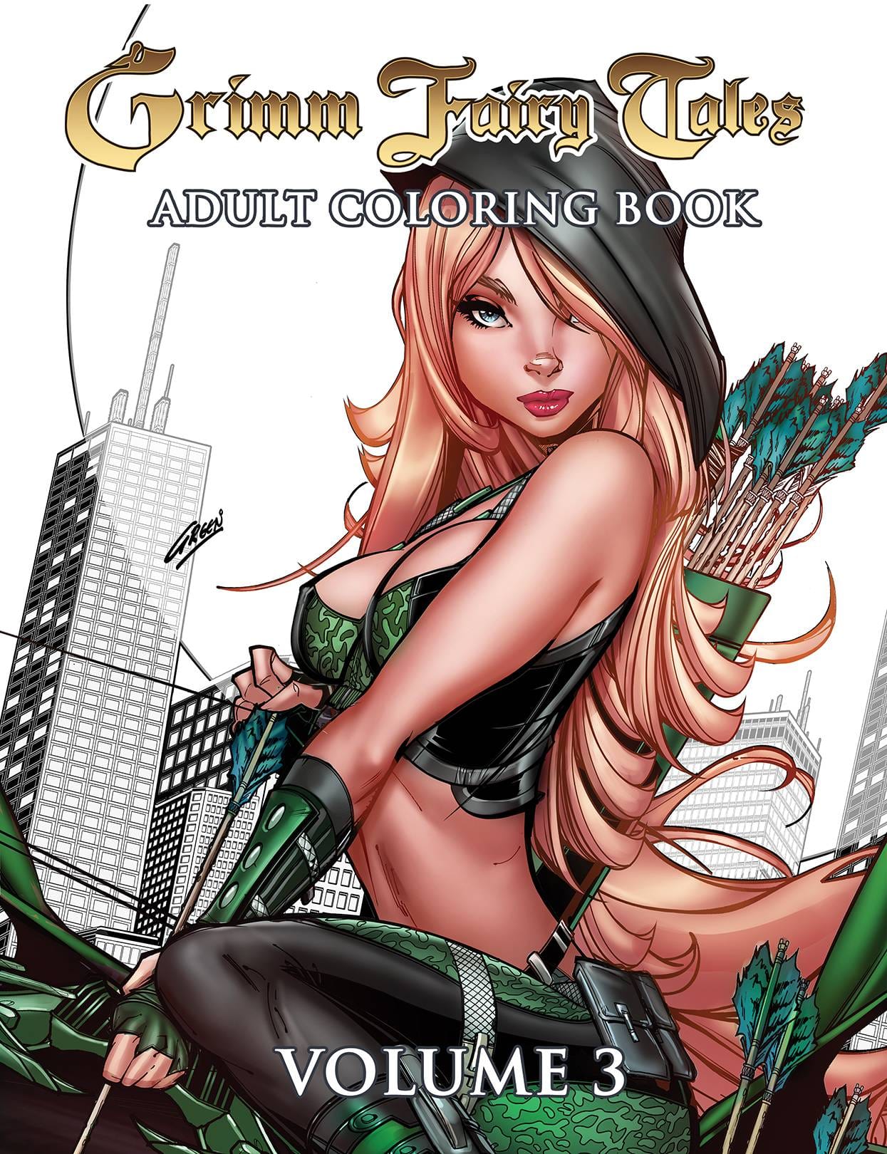 Zenescope Entertainment Inc Books GRIMM FAIRY TALES ADULT COLORING BOOK VOL 03 9781951087289 MAY221891
