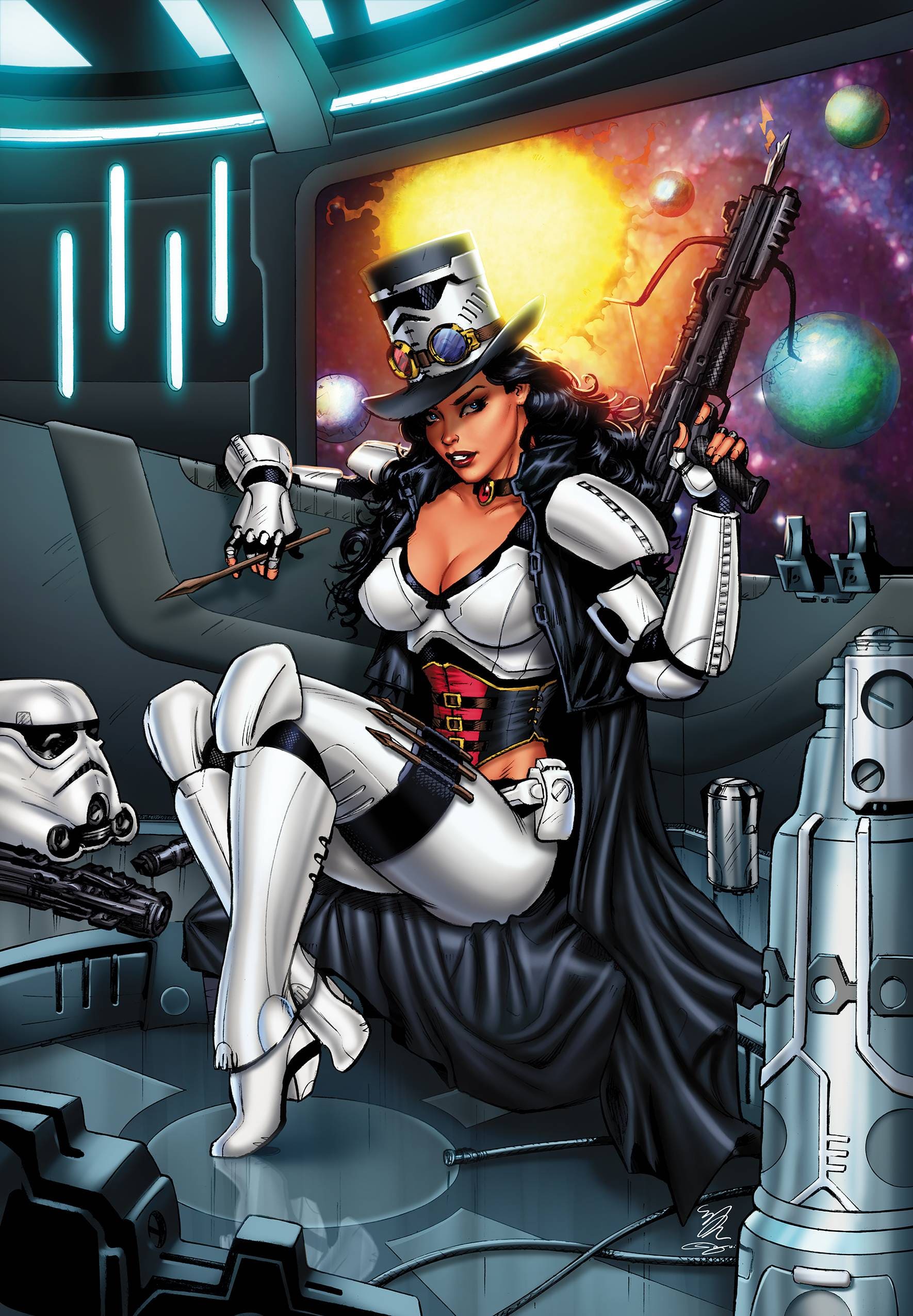 Zenescope Entertainment Inc Comic Books GFT PRES 2023 MAY 4TH COSPLAY PINUP SPEC CVR C DOONEY 78779028876300231 MAR232038