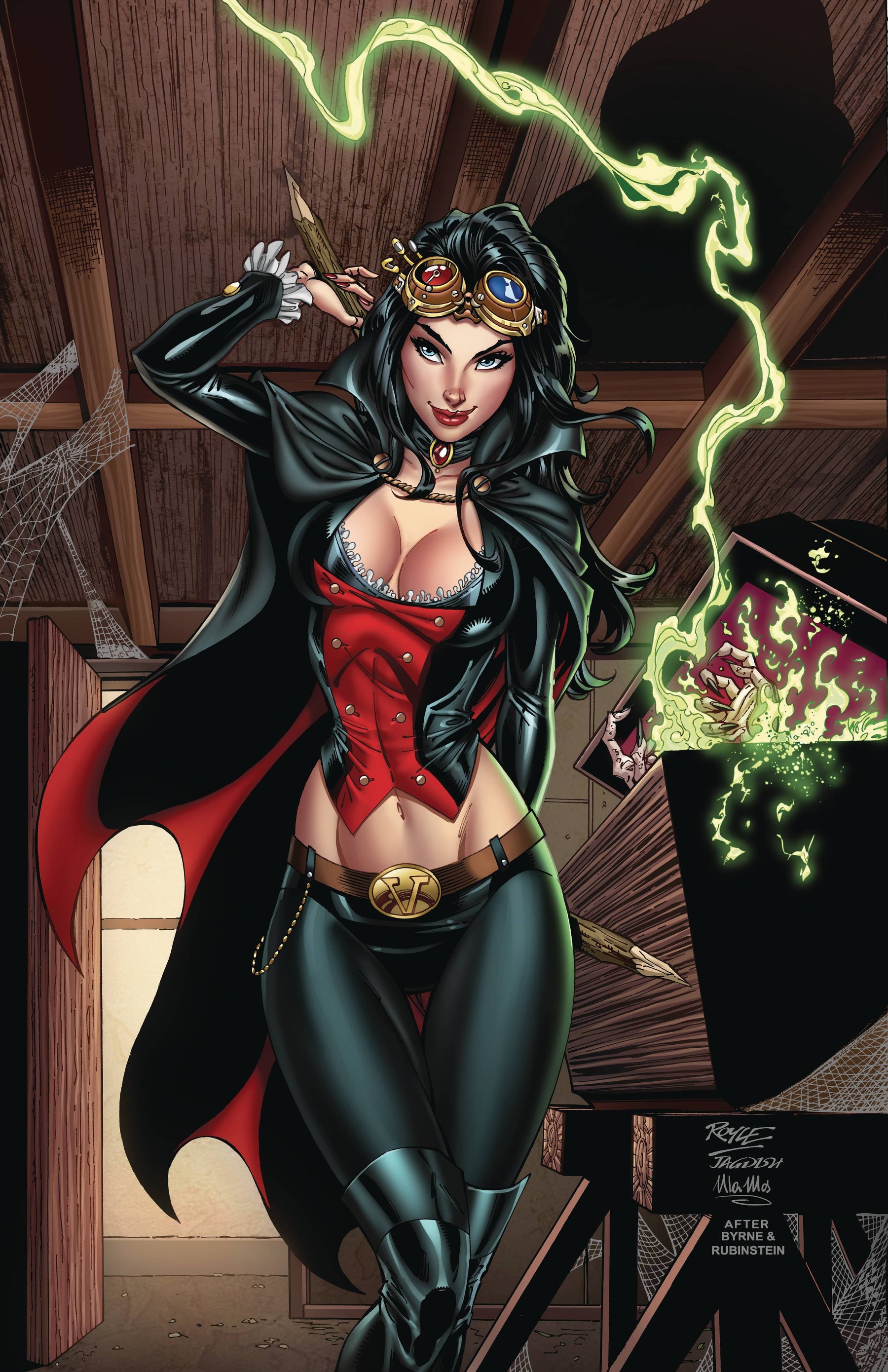 Zenescope Entertainment Inc Comic Books GRIMM FAIRY TALES PRESENTS HORROR PINUP 2022 CVR C ROYLE 64421656430900231 AUG221990