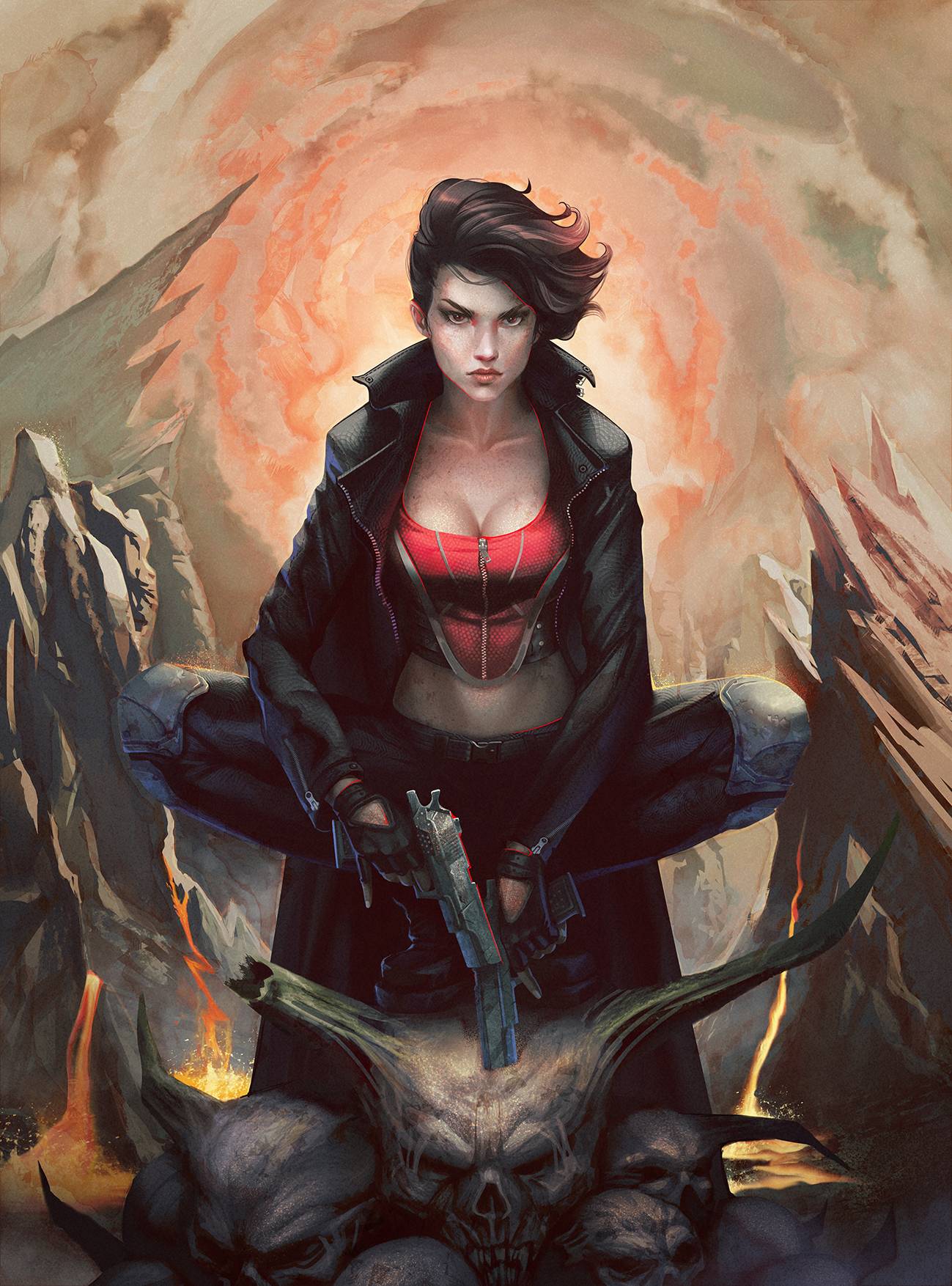 Zenescope Entertainment Inc Comic Books GRIMM SPOTLIGHT INFERNO CVR C LOMOV 78779000583401331 NOV221962