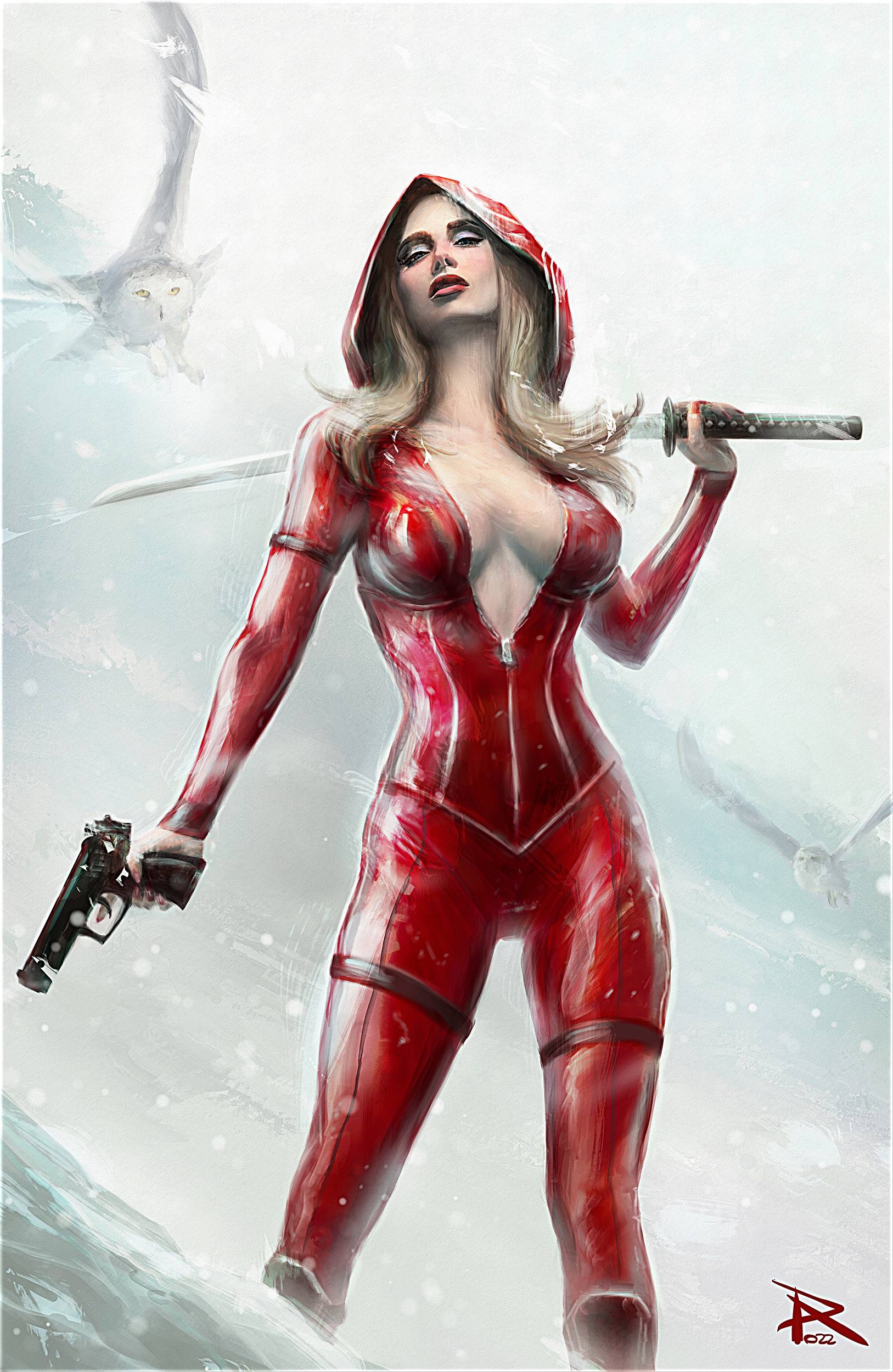 Zenescope Entertainment Inc Comic Books GRIMM SPOTLIGHT RED AGENT FRIENDLY FIRE CVR C ABBONDANZA 78779000583401231 OCT222072