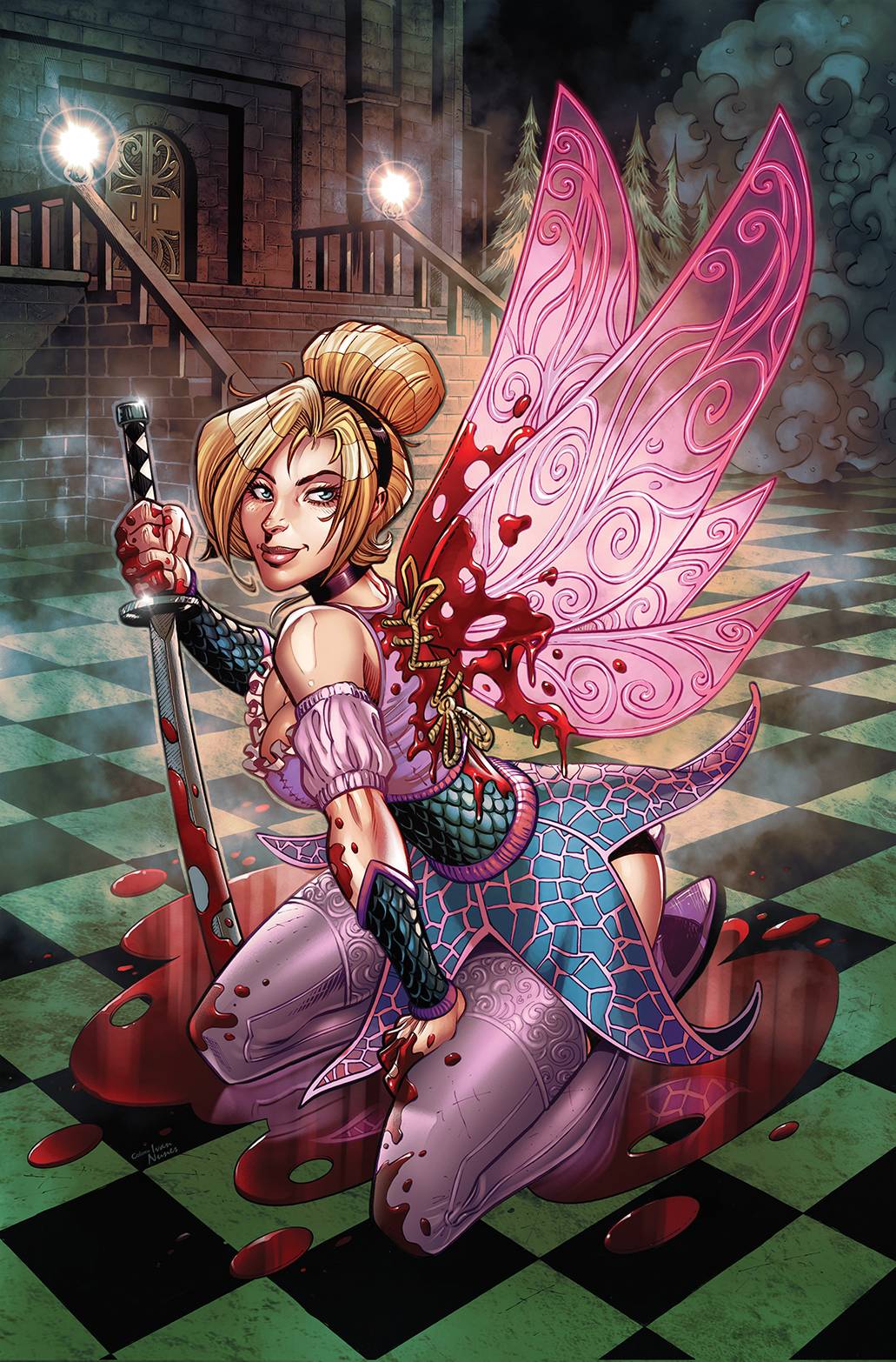 Zenescope Entertainment Inc Comic Books GRIMM UNIV CINDERELLA FAIRY WORLD MASSACRE CVR B TARRAGONA 78779000563600921 NOV221958