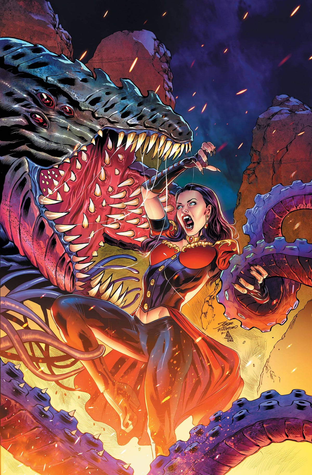 Zenescope Entertainment Inc Comic Books GRIMM UNIV PRESENTS QUARTERLY DRACULAS DAUGHTER CVR B VITORI 78779000563600621 FEB221798