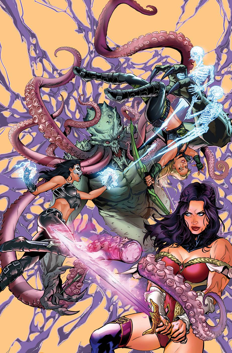 ZENESCOPE ENTERTAINMENT INC Comic Books ROBYN HOOD ANNUAL INVASION CVR B RIVEIRO 64421660552100421 APR231992