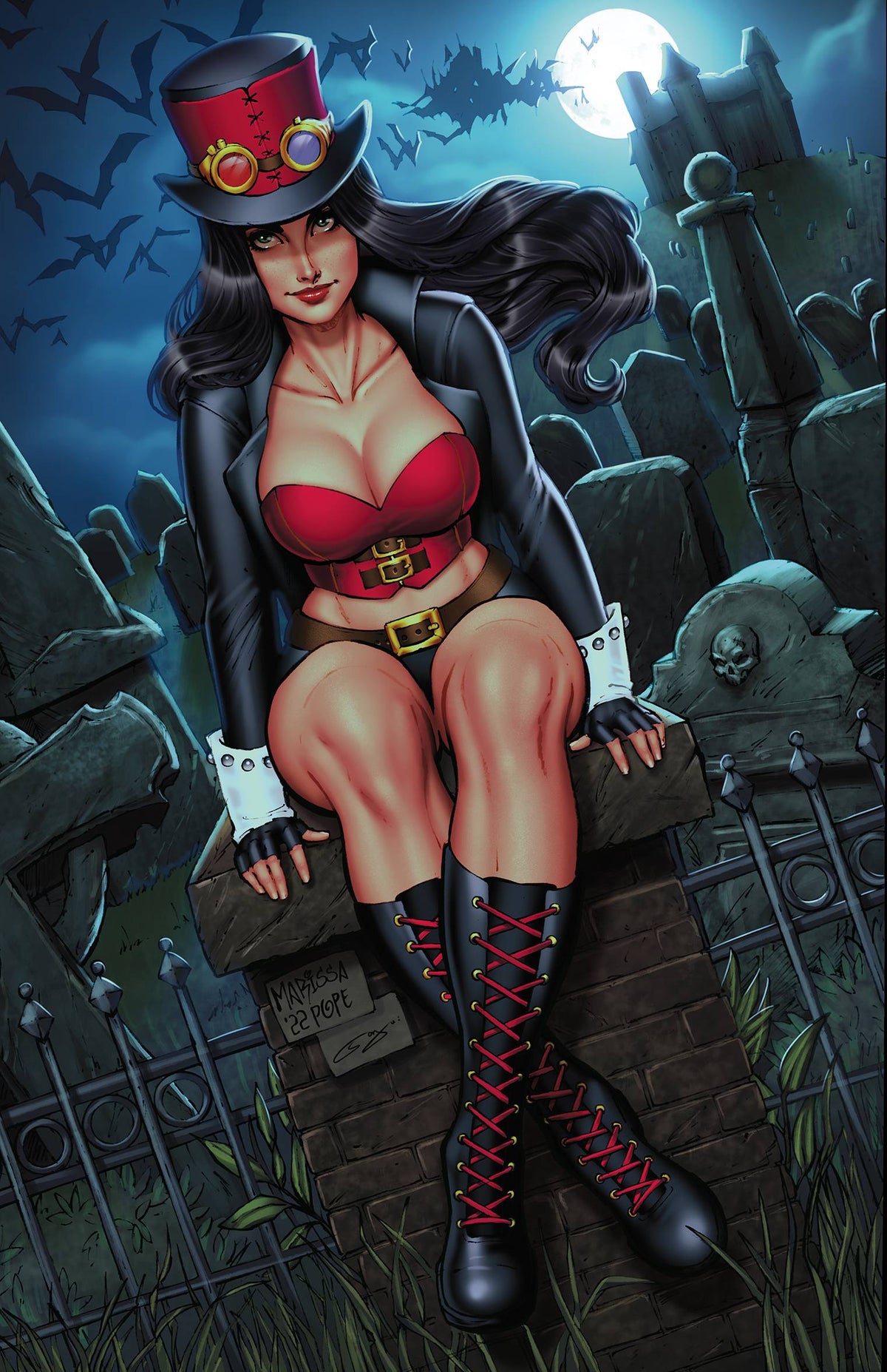 Zenescope Entertainment Inc Comic Books VAN HELSING ANNUAL SINS OF THE FATHER CVR D MARISSA POPE 64421660502600341 DEC221779