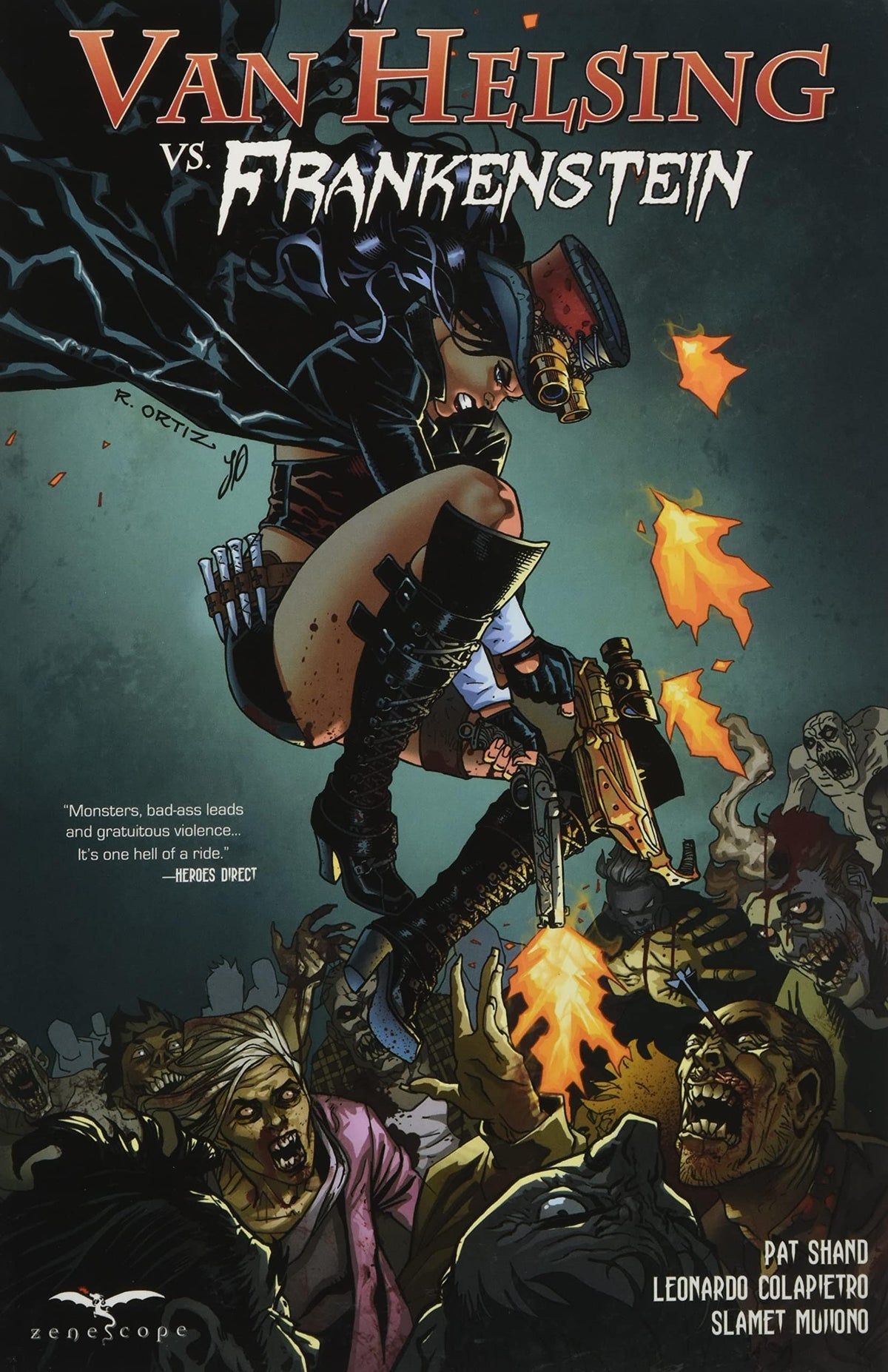 ZENESCOPE ENTERTAINMENT INC Graphic Novel Gft Van Helsing Vs Frankenstein TP 9781942275510 NOV162066