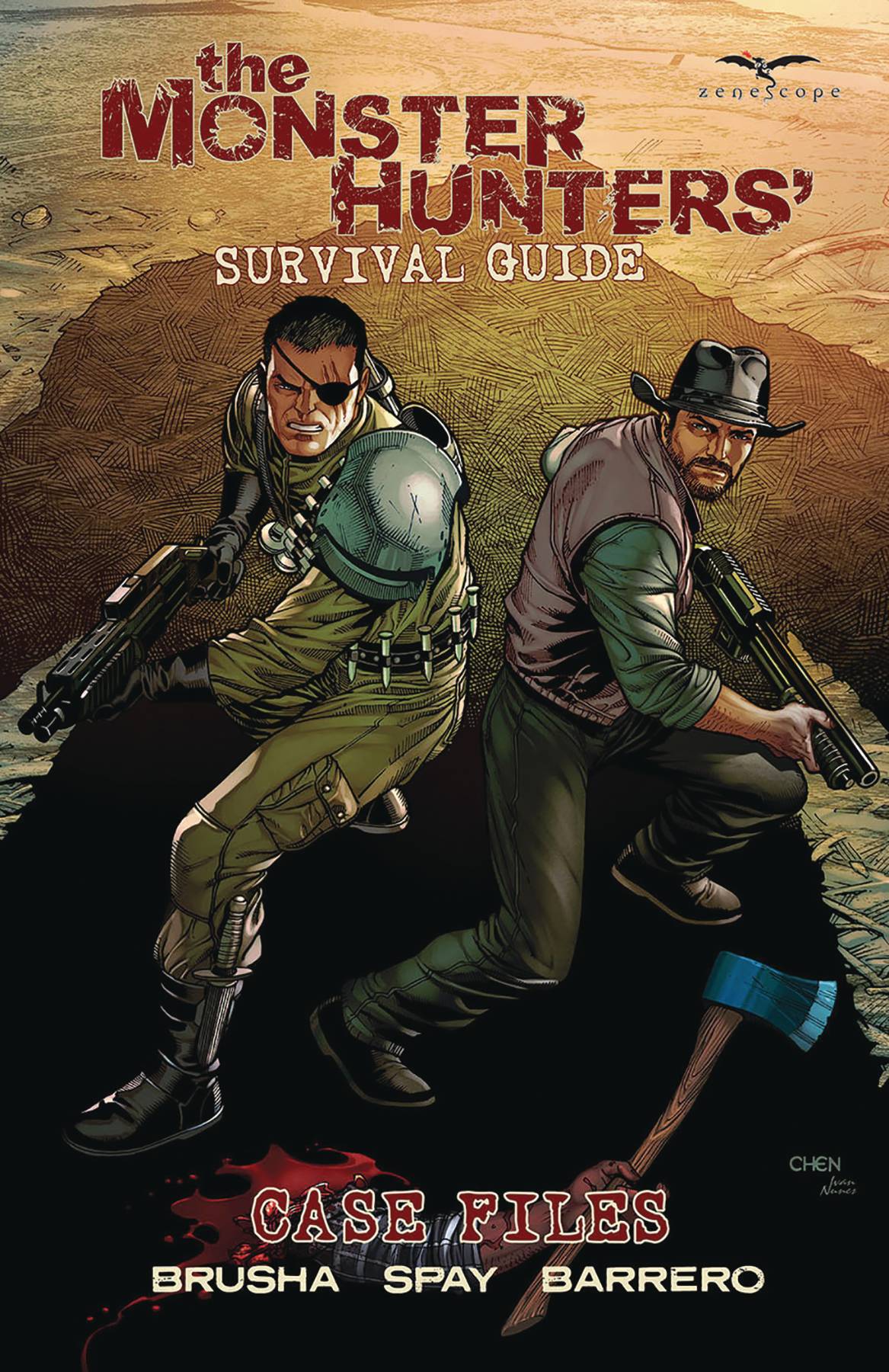 ZENESCOPE ENTERTAINMENT INC Graphic Novel Monster Hunters Survival Guide Case Files TP 9781951087029 AUG192393